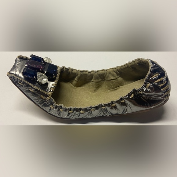 Miu Miu Metallic Ballet Flats size 38 - Picture 5 of 6